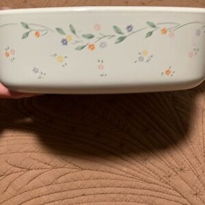 Vintage Corningware English Meadow Casserole Dish